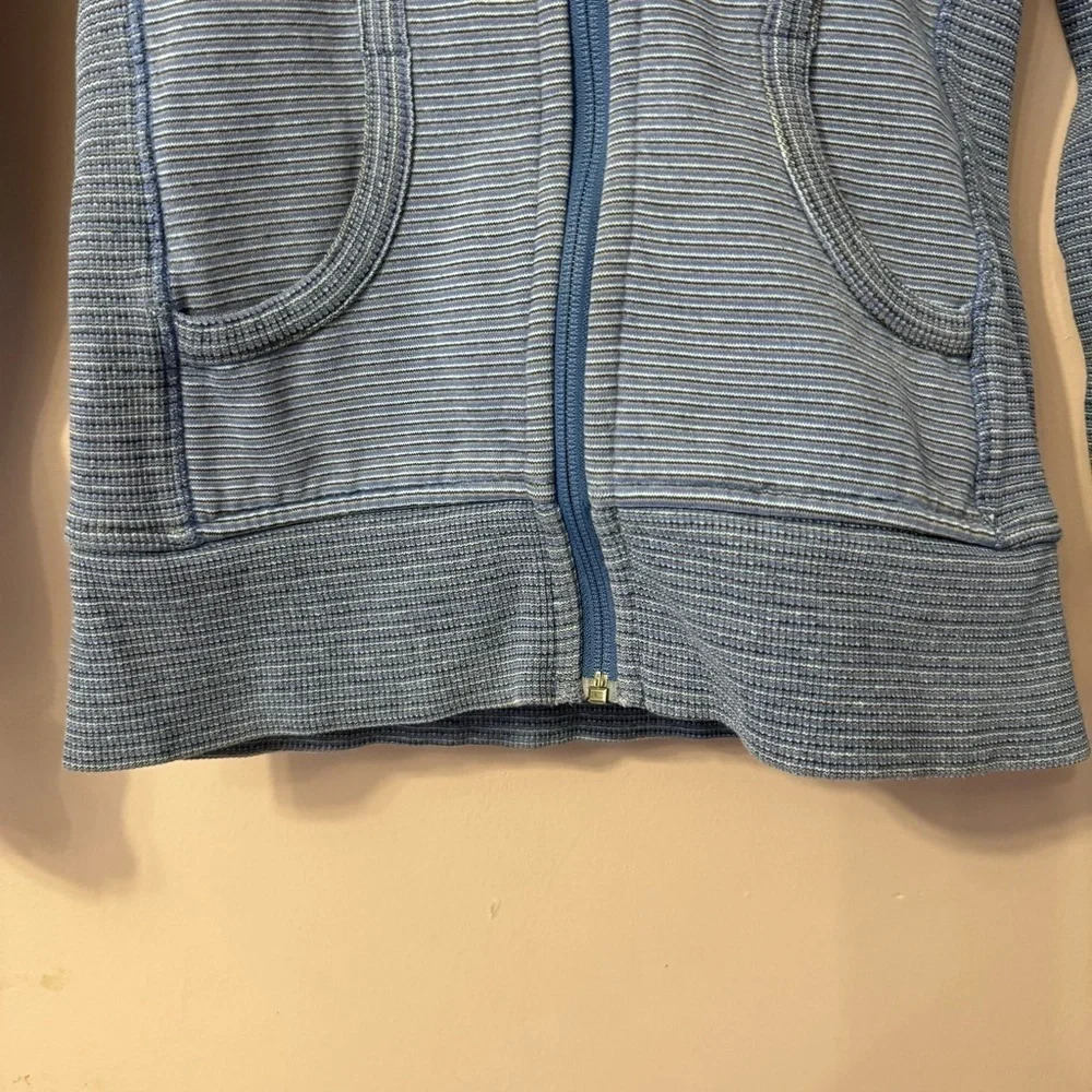 Lululemon Scuba Hoodie Microstripe Rocksteady Gradient Wee Stripe  Size 4 - Picture 5 of 11
